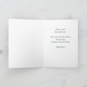 Christian Easter Rejoice Personalized Name Gift カード (内部)