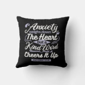 Christian Encouragement Quote – Anxiety & Kindness クッション (裏面)