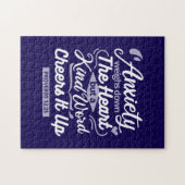 Christian Encouragement Quote – Anxiety & Kindness ジグソーパズル (横)