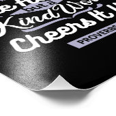 Christian Encouragement Quote – Anxiety & Kindness フォトプリント (角)