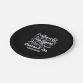 Christian Encouragement Quote – Anxiety & Kindness ペーパープレート (アングル)