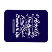 Christian Encouragement Quote – Anxiety & Kindness マグネット (横)