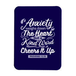 Christian Encouragement Quote – Anxiety & Kindness マグネット
