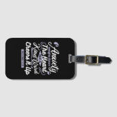 Christian Encouragement Quote – Anxiety & Kindness ラゲッジタグ (正面横)