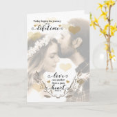 Christian Engagement Congratulations Bible Verse カード (黄色い花)