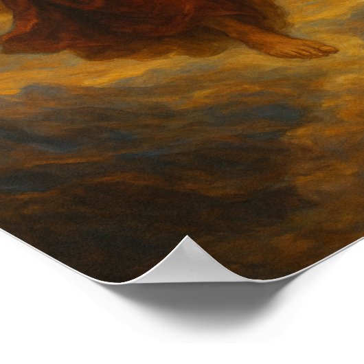 Christian Enoch Rapture Hebrews 11:5 ポスター (角)