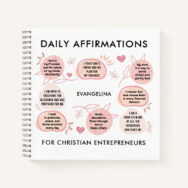 Christian Entrepreneurs Daily Affirmations Prayer ノートブック