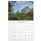 Christian events calendar country scene カレンダー (1月 2027)