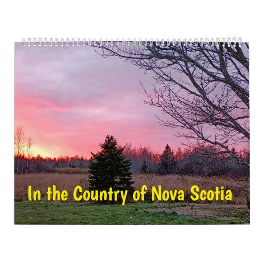 Christian events calendar country scene カレンダー (カバー)