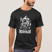Christian Faith Can Move Mountains Bible Verse Tシャツ (正面)