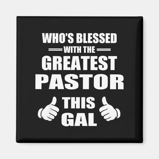 Christian Faith Church Fellowship Congregation Pas マグネット (正面)