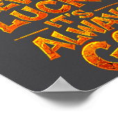 Christian Faith God Quote Religious Belief Men Wom ポスター (角)