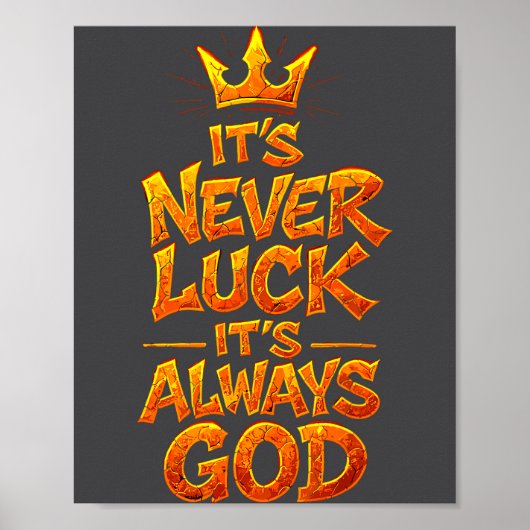 Christian Faith God Quote Religious Belief Men Wom ポスター (正面)