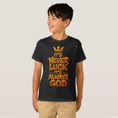 Christian Faith God Quote Religious Belief Men Wom Tシャツ (正面フル)