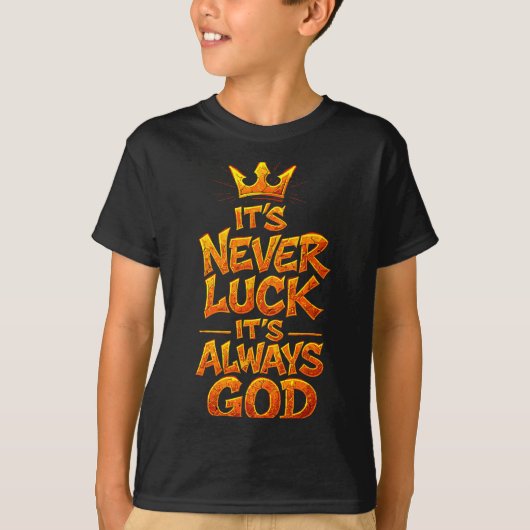 Christian Faith God Quote Religious Belief Men Wom Tシャツ (正面)
