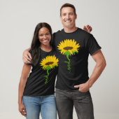Christian Faith Jesus Flower Yellow Sunflower Evan Tシャツ (ユニセックス)