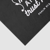 Christian Faith Quote – Trust in God Psalm 91:2 薄葉紙 (詳細)