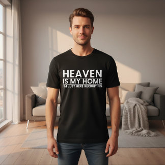 Christian Faith Religious Quote Black Men's Tシャツ