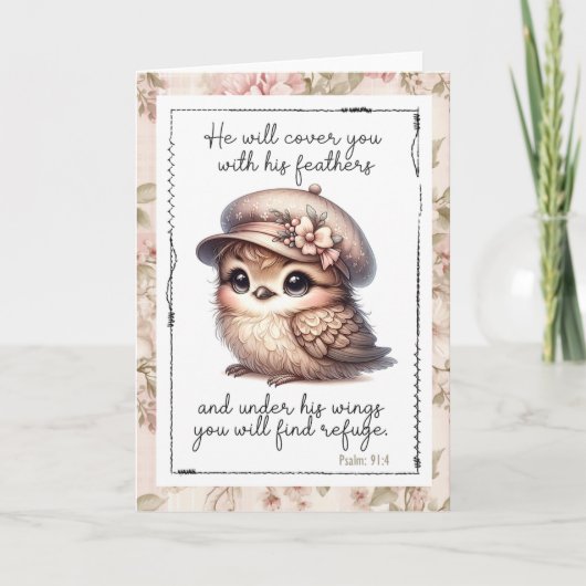 Christian Faith Words Of Comfort カード (正面)