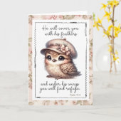 Christian Faith Words Of Comfort カード (黄色い花)