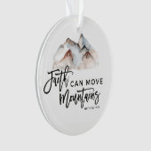 Christian Family Bible Verse Church Gift オーナメント (正面)