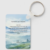Christian Fathers Day Bible Verse キーホルダー (裏面)