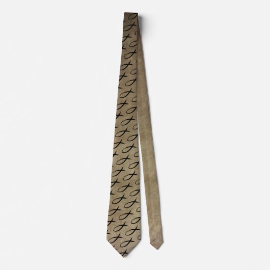Christian Fish Christianity Custom Necktie ネクタイ (正面)