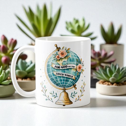 Christian For God So Loved the World コーヒーマグカップ