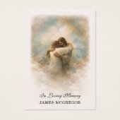Christian Funeral Memorial Jesus Prayer Card (正面)