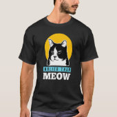 Christian Funny Holier Than Meow Cute Cat Lover Pr Tシャツ (正面)