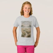 Christian Girl's Romans 8:28 Bible Verse Tee Shirt Tシャツ (正面フル)