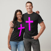 Christian God Jesus Cross Magenta Tシャツ (ユニセックス)