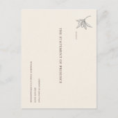 Christian God Parent/Sponsor Keepsake ポストカード (正面)