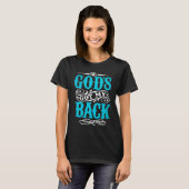 Christian God's Got My Back Christian Jesus Men Wo Tシャツ (正面フル)