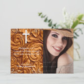 Christian Grad Graduation Photo I can do all thing 案内状 (スタンド正面)