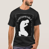 Christian Graphic Prayer Motivation Unstoppable Tシャツ (正面)