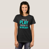 Christian Guitarist Born Church Worship Guitar Pla Tシャツ (正面フル)