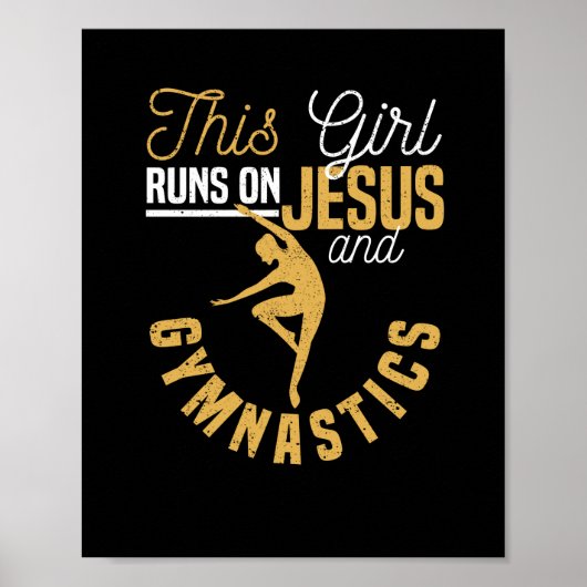 Christian gymnast This girl runs up ポスター (正面)