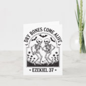 Christian Halloween Dry Bones Come Alive Funny Jes カード (正面)