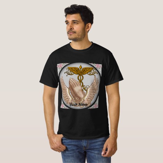 Christian Hands Nurse  Tシャツ (正面フル)