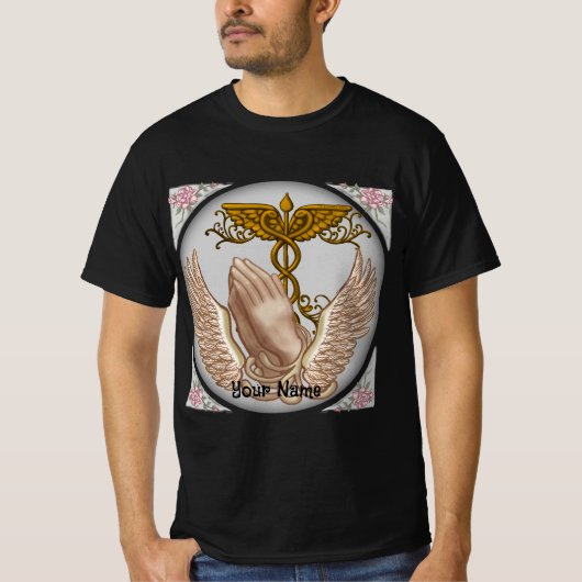 Christian Hands Nurse  Tシャツ (正面)