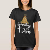 Christian Happy Groundhog Day 2022 Jesus Tシャツ (正面)