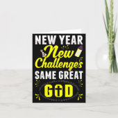 Christian Happy New Year New Challenges Same Great カード (正面)