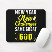 Christian Happy New Year New Challenges Same Great マウスパッド (マウス)