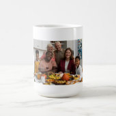 Christian Harvest Cross and Wheat Custom Photo コーヒーマグカップ (中央)