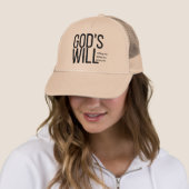 Christian Hats Christian Gifts, Gods will hat.  キャップ (インサイチュ)