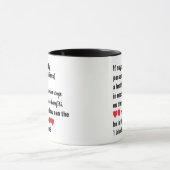 Christian - Health and Social Security - Black Mug マグカップ (中央)