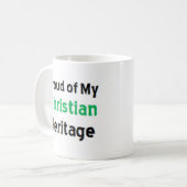 christian heritage コーヒーマグカップ (正面左)