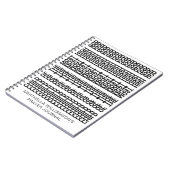 Christian Hidden Message CHILD MOST HIGH GOD  ノートブック (左側)