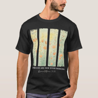 Christian His Mercies Are New Every Morning Bible  Tシャツ